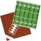 4E's Novelty 80 Pack Football Disposable Paper Napkins, Football Party Supplies